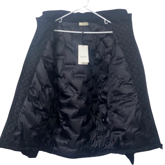 Gucci Black Monogram Hooded Jacket – 3XL - Picture 3 of 6